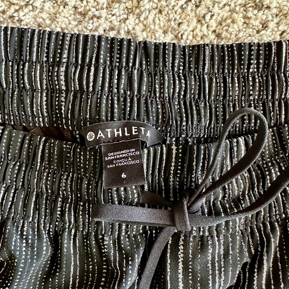 Athleta Arrival Black Stripe Pant, 6 - Picture 7 of 7